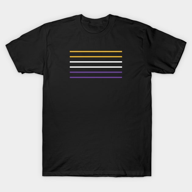 Suffragette Flag Colors US / USA T-Shirt by SapphicReality